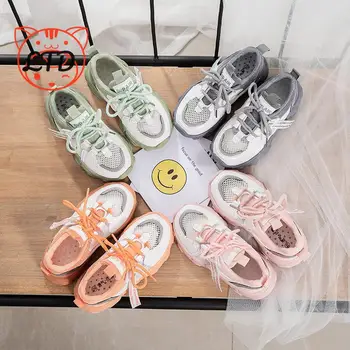 

Fashion Kids Shoes for Boys Girls Casual Mesh 2020 Sneakers Breathable Soft Soled Running Sports Shoes Toddler Boys sneakers