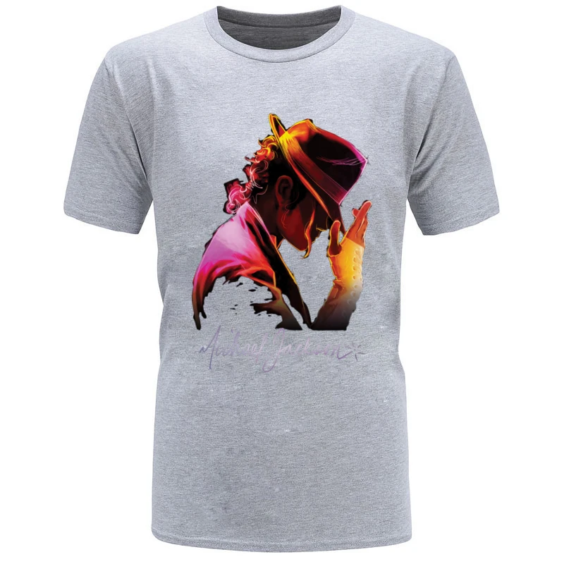 Tricou_Michael_Jackson_43 T Shirt 2018 New Fashion Short Sleeve Crazy Pure Cotton O Neck Men T Shirt Tops & Tees Summer Autumn Tricou_Michael_Jackson_43 grey