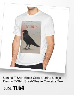 Футболка Uchiha из джерси белого цвета, футболка с коротким рукавом и графическим рисунком, 100 хлопок, 5x пляжная Милая Мужская футболка
