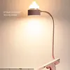 LED 1200mAh Battery Powered USB Desk Lamp 360 ° Flexible Gooseneck Clip Table Reading Stepless Dimming Touch Light Rechargeable 3