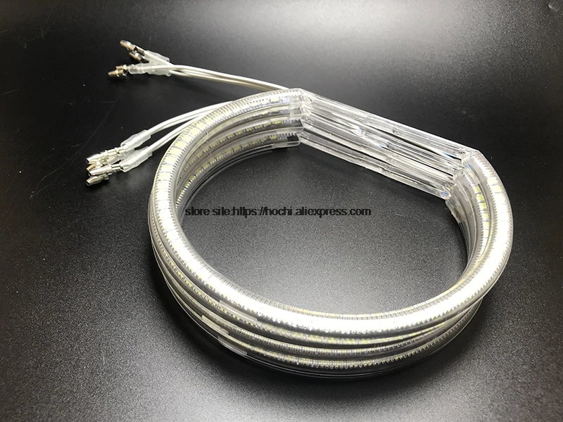 HochiTech для Toyota X100 Chaser 1996-2001 6th ультра яркий SMD белый светодиодный ангельские глазки halo Кольцо Комплект дневного света DRL