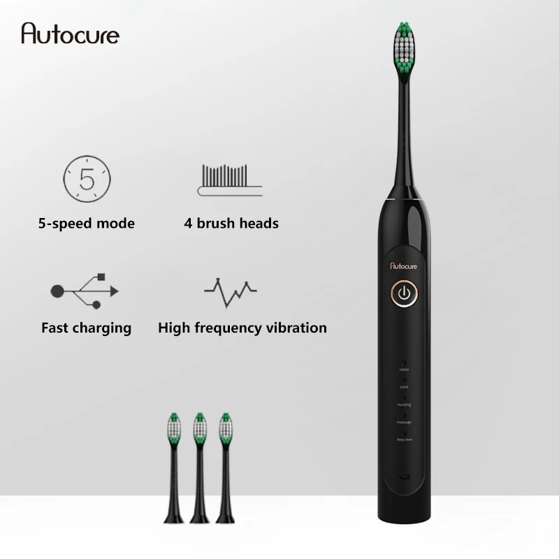 Autocure 2020 New Fashion Electric Toothbrush Adult Student Party Girl Rechargeable Automatic Ultrasonic Soft Hair Couple Suit Autocure 2020 New Fashion Electric Toothbrush Adult Student Party Girl Rechargeable Automatic Ultrasonic Soft Hair Couple Suit