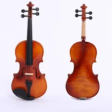 

Violin tiger pattern solid wood maple violin