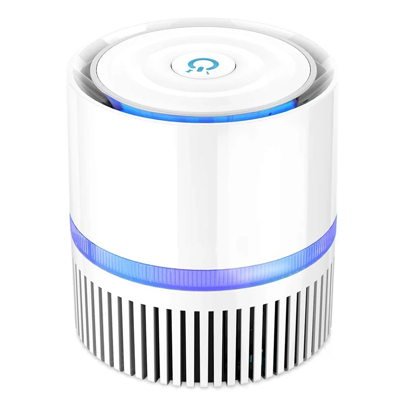 

Negative ion Air Purifier Indoor Air Cleaner with 3-in-1 True HEPA Filter for Home and Office Odor Allergies Eliminator