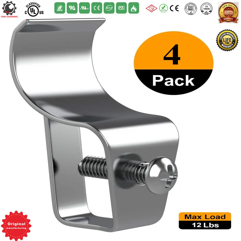 

Siding Screws Clips Hook Heavy Duty No-Hole Needed Siding Screws Stainless Steel Hanger for Outdoor Mount Home Security Camera