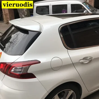 

For Peugeot 308S Spoiler High Quality ABS Material Car Rear Wing Primer Color Rear Spoiler For Peugeot 308S Spoiler 2014-2016