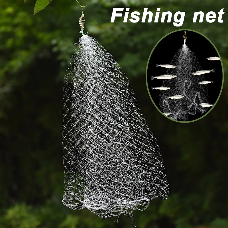 

3pcs Play Stair Design Fishing Mesh Net Safe Nylon Fishing Net Accessories N66