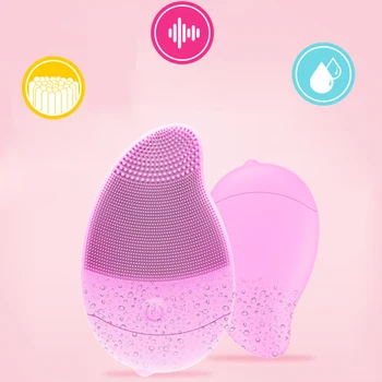 

Silicone Brush Facial Cleansing Brush Washer Blackhead Electric Face Cleansing Brush Skin Care Machine Waterproof