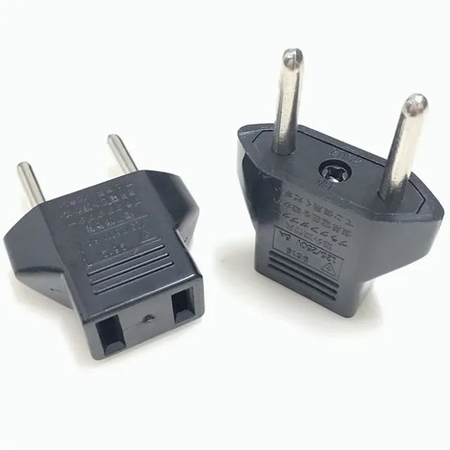 Ons Plug Adapter Eu Cn Chinese Naar Euro Travel Adapter Europese C Plug Converter Elektrische Stopcontacten outlet - AliExpress