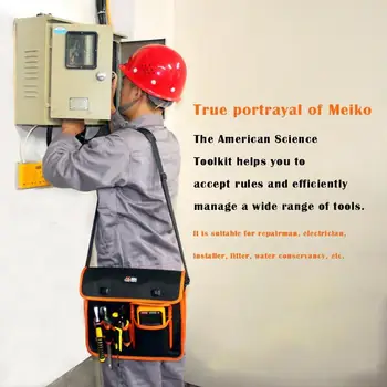 

MYTEC Waterproof Oxford Waterproof Scratch-Proof Wear-Resistant Durable Hardware Electrician Toolkit Portable Toolkit Organizer