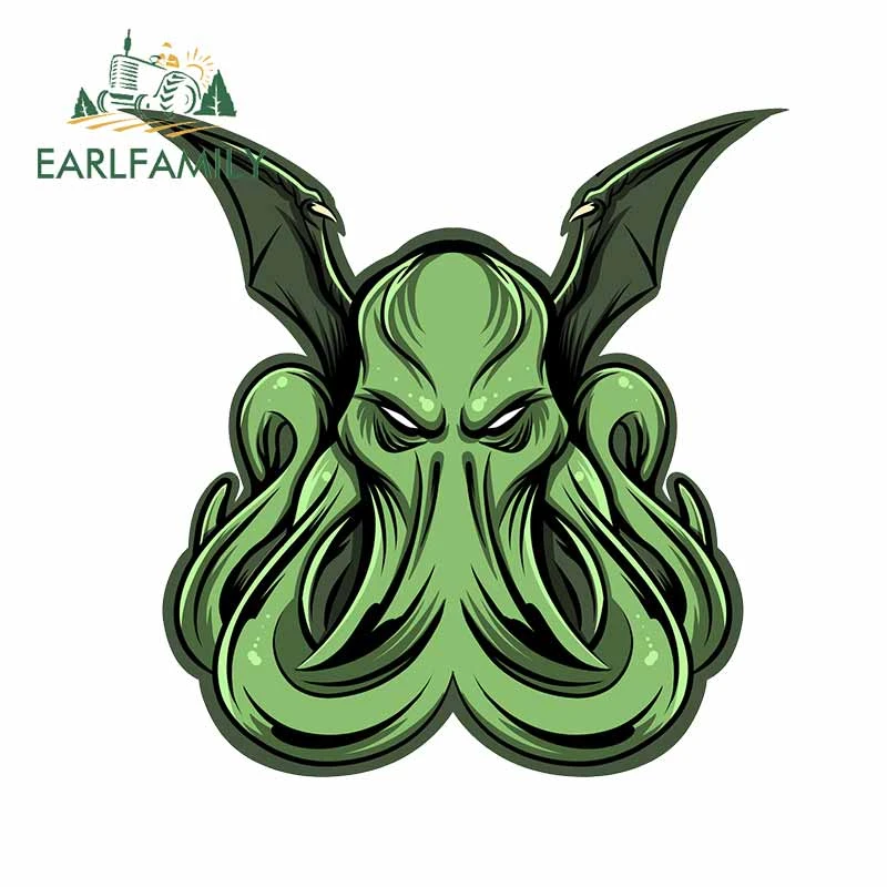Earlfamily 13cm X 13cm For Avalon Green Devil Cthulhu Waterproof Car Stickers Van Anime Motorcycle Bumper Refrigerator Rv Decal Car Stickers Aliexpress