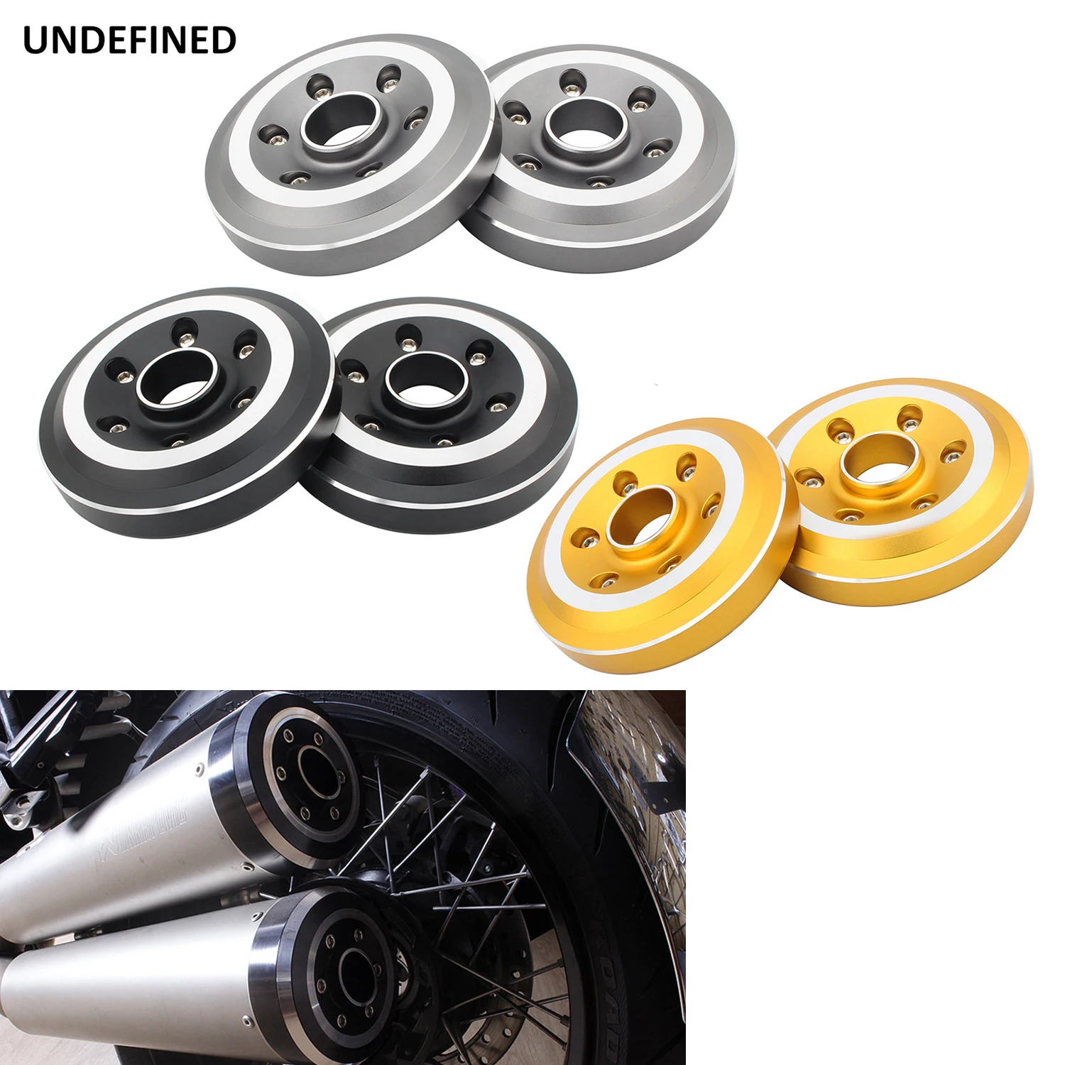 

Motorcycle Exhaust Tip Tail Cover Muffler End Cap Protector For BMW R NineT Nine T R9T Racer Pure Urban 2014-2019 R1200R R 1200R