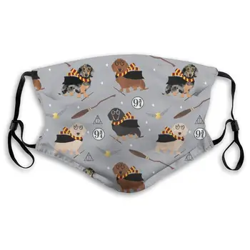 

Fillter Face Cloth for Men Dog Breed Adjustable Windproof Mouth Replaceable Ear Loops for Travel Double Protection