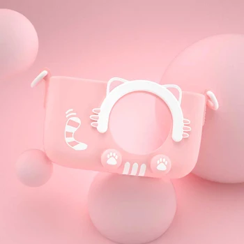 

Toys Digital Camera With Silicone Case Mini Children Large Screen High Definition Portable Video Selfie Camcorder Anti Shake