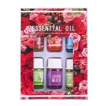 Набор эфирных масел для релаксации в помещении, водорастворимый, забота о здоровье, массаж, натуральные растения, лаванда, облегчение усталости, роза, ароматерапия