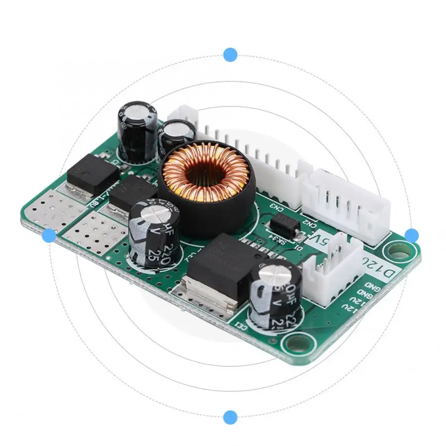 

Precise Power Board Power Supply Console Board 12V to 5V+3.3V+1.5V Step-Down Module Console Board