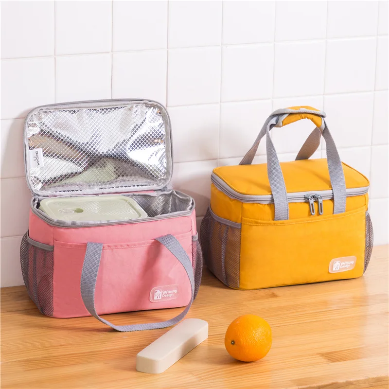 

High Capacity Lunch Bag Women Outdoor Camping Hiking Food Thermal Pouch Child Picnic Drink Snack Keep Fresh Storage Package Item