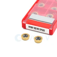 10Pcs RPMW1003 MO DP5320 DP5420 RPMT1204-M-C RPMW Lathe Machine Milling Turning Tools Knife CNC Carbide Inserts Anti Corrosion