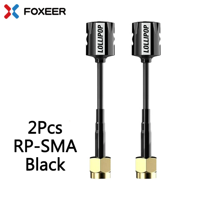 2pcs Black RPSMA V4