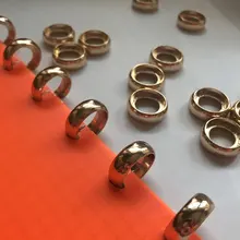 50 шт. 18 мм Металлические грибные отверстия связывающие диски золотого и серебряного цвета папка для файлов скрепляющие зажимы вкладыш книга альбом привязки принадлежности