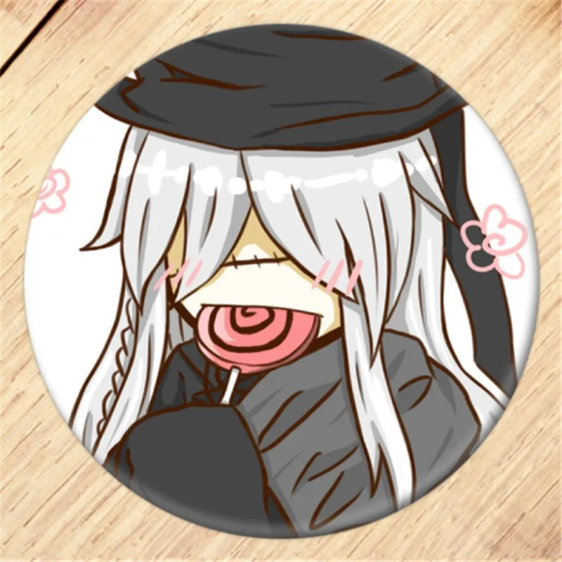 Anime Black Butler Brooch Pin Cosplay Badge Accessories For Clothes Backpack Decoration Children's gift B003