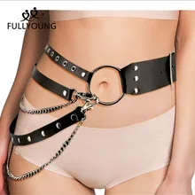 Сексуальный ремень с пряжками, женский ремень с золотыми пряжками, женский ремень с металлической цепочкой 6Z