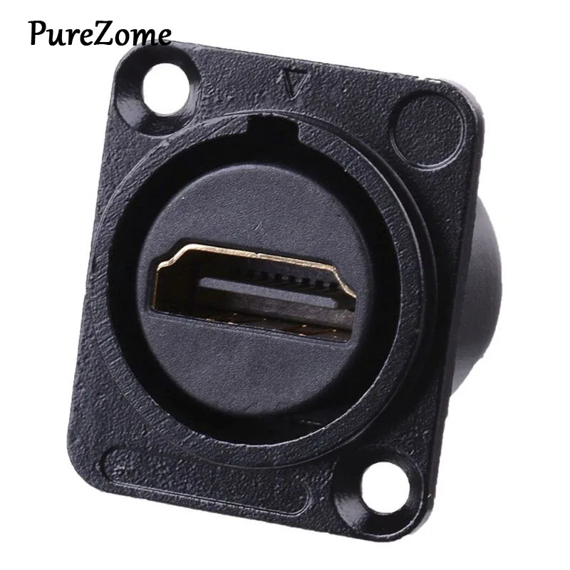  HDMI D-tipo di Socket di Rete Plug Telaio Montaggio A Pannello Audio Connettore In Metallo HD Aviat
