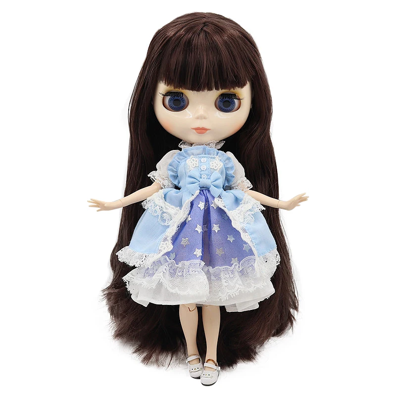 ICY DBS Blyth doll White Skin Glossy face Matte face Joint body with hand set A&B 1/6 bjd suitable diy makeup Special price 4