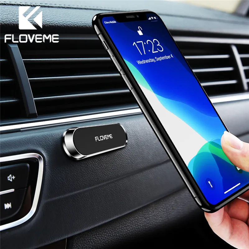 Автомобильный магнитный держатель FLOVEME для телефона сильный iPhone 11 Pro Samsung