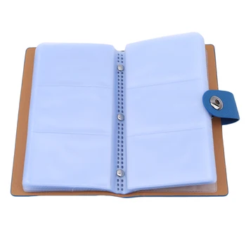 

Fashion Pu Leather 240 Card Business Card Holder Function Business Bank Card Storage Folder