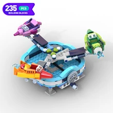 

Moc City Galactic Rocketship Creativity Building Blocks Assembled Model Friends Combination Set Kids Children Toy Birthday Gifts