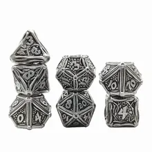 DND dice set rpg dice board game dice for dungeon and dragon dice Polyhedral Metal Dice digital gear D&D Dice gift dice