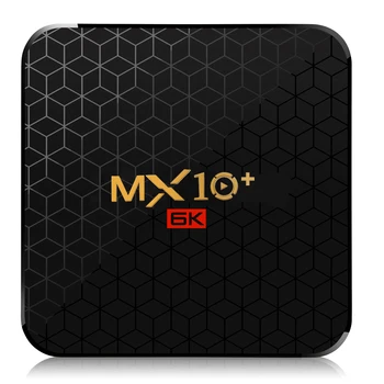 

MX10 PLUS Smart TV BOX Android 9.0 6K 3D Quad Core Wifi Media Player 4GB Ram 64GB Rom IPTV Smart Set-top Box Bluetooth 4.0