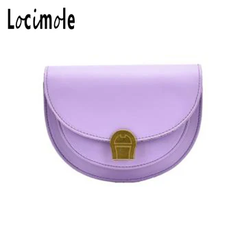 

Locimole Fashion Women Saddle Bag Ladies Leather Handbag Bag Soft Casual Shoulder Bag Solid Tote Bag With Zipper BIZ190 PM49