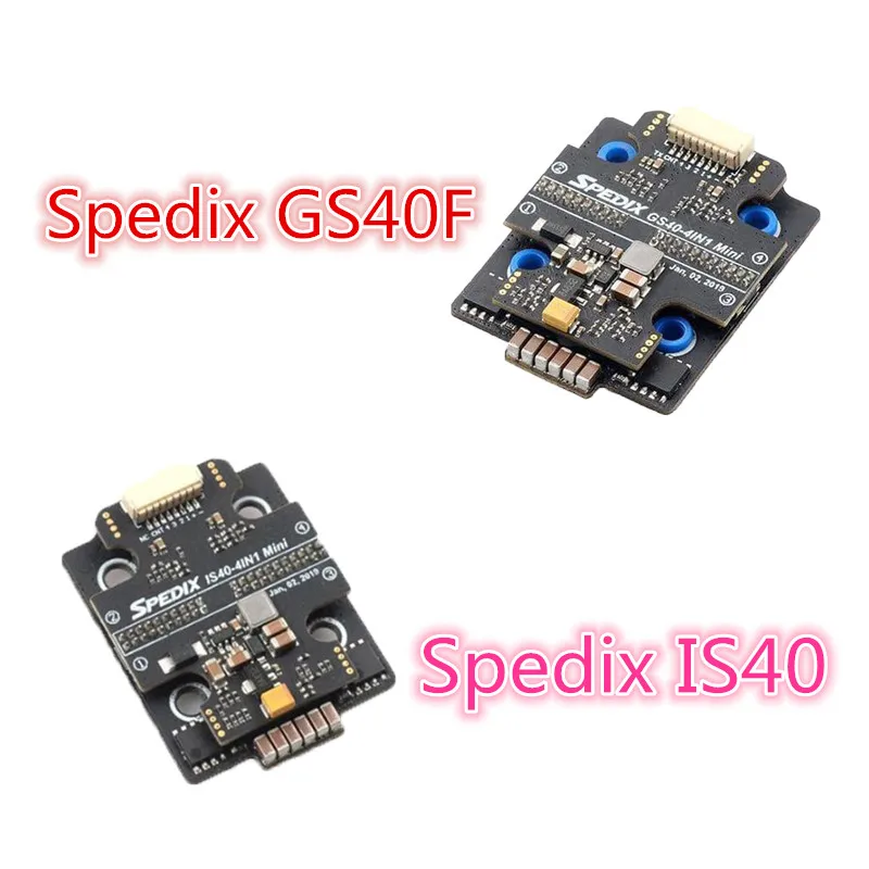 20x20 мм Spedix IS40/GS40F 40A BLHeli_S/BLHeli32 Mini 3 6S 4в1 бесщеточный ESC для радиоуправляемого дрона FPV