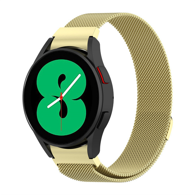 Gaps Magnetic Loop Strap For Samsung Galaxy Watch 4 Classic 46mm 42mm/Watch 4 44mm 40mm Wrist Band Curved end Metal Bracelet