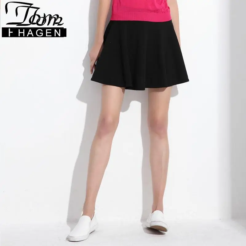 Летняя мода 2020 Женская плиссированная юбка шорты для девочек сексуальные черные