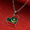 Mauritania Map Pendant Necklace for Women Mauritanian Jewelry Maps Gifts 1