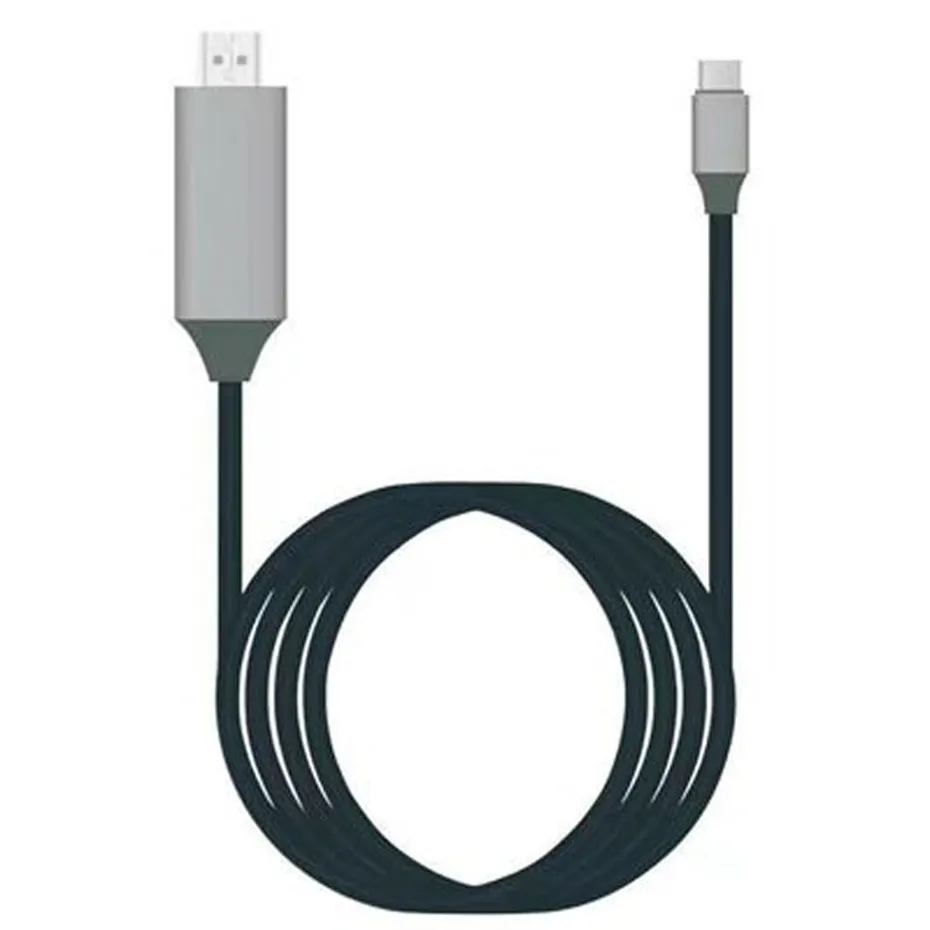 4K 30Hz type C к HDMI USB C HDMI кабель конвертер HD Расширение адаптер для Macbook samsung S8(с розничной упаковкой