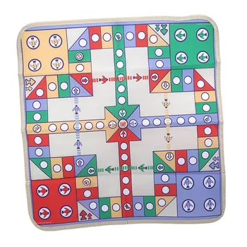 

16 Pcs/Set Puzzles Children Learning Education Puzzle Toys Chessmen Board Game Flying Chess Carpet Kids Classic Flight Game Toy