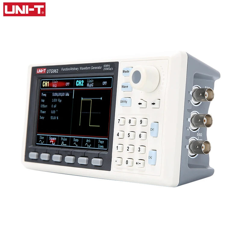UNI T UTG932 UTG962 функциональный одноканальный генератор 30 МГц 60 МГц двухканальный синусоидальный генератор произвольной формы|Генераторы сигнала| | АлиЭкспресс
