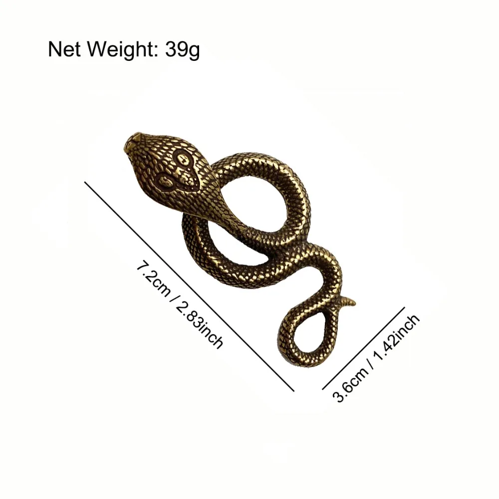 Cobra Zodiac Snake Statue Miniature Figurines (4) - 副本