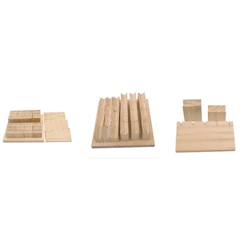 

Detachable Wood Earrings Organizer Jewelry Holder Jewellery Display Stand Rack