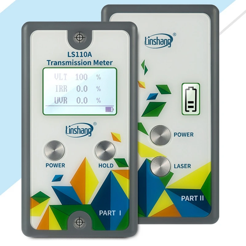 ABFU-Linshang LS110A Split Transmission Meter with IR UV Rejection 550Nm Visible Light Transmittance for Glass Film Front Windsh