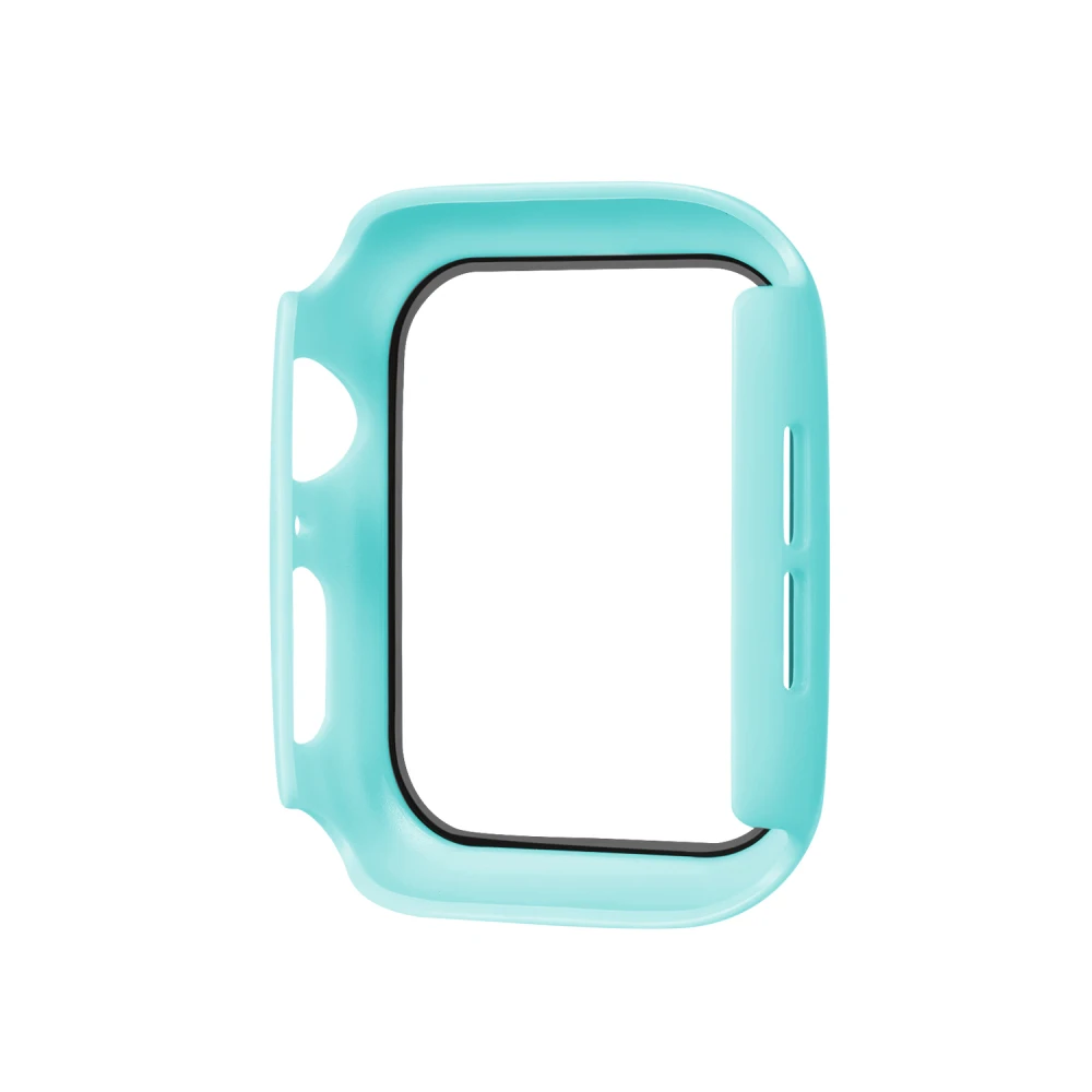 Чехол для Apple Watch 4, 5, 3, 2, 1, iwatch Band 42 мм, 38 мм, 44 мм, 40 мм, защитная пленка для экрана из поликарбоната+ закаленное стекло серии 5, 4