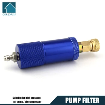 

PCP Paintball Hand Pump 300bar 4500psi M10x1 Thread Water-Oil Separator Free Filter with Quick Couplers 50cm Pressure