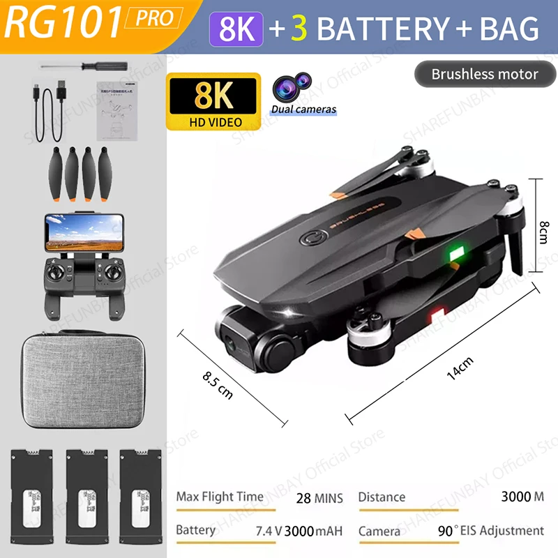 RG101 PRO 8K 3B Bag