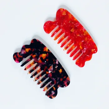 

2 Colors Hairdressing Comb Massage Scraping Comb Head Massage Anti-static Hairdressing Tools