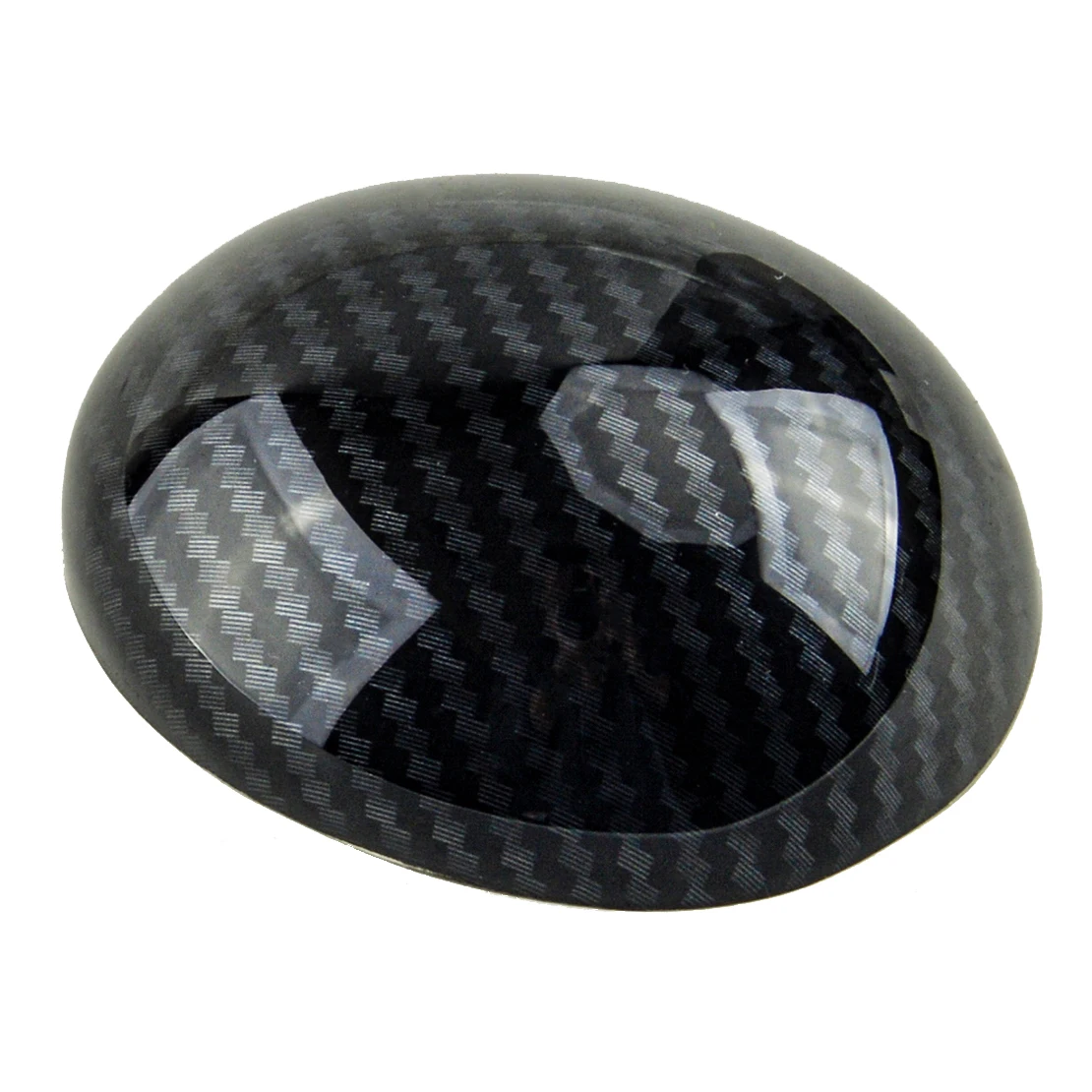 Car Gear Shift Knob Head Cover Trim Black Carbon Fiber Style ABS Fit For Honda Civic 2011 2010