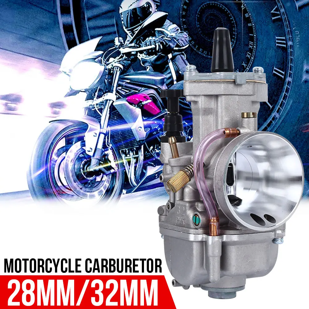 Оригинальная PWK 28/32/34 мм карбюратор Замена для 4 т 75cc до 350cc двигателя KEIHIN Карбюратор мотоцикла для Yamaha Honda Kawasaki